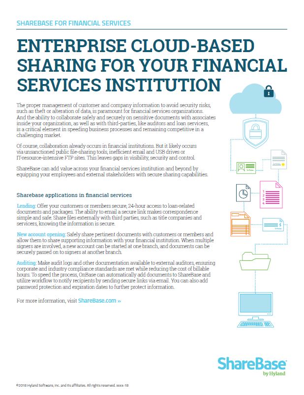 ShareBase, Financial Services, Kyocera, Software, Document Management, Office Technologies